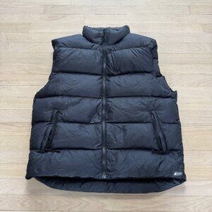 Vintage MEC Mountain Equipment Co-op Down Puffer Vest Mens XL/TG Black Goose Do